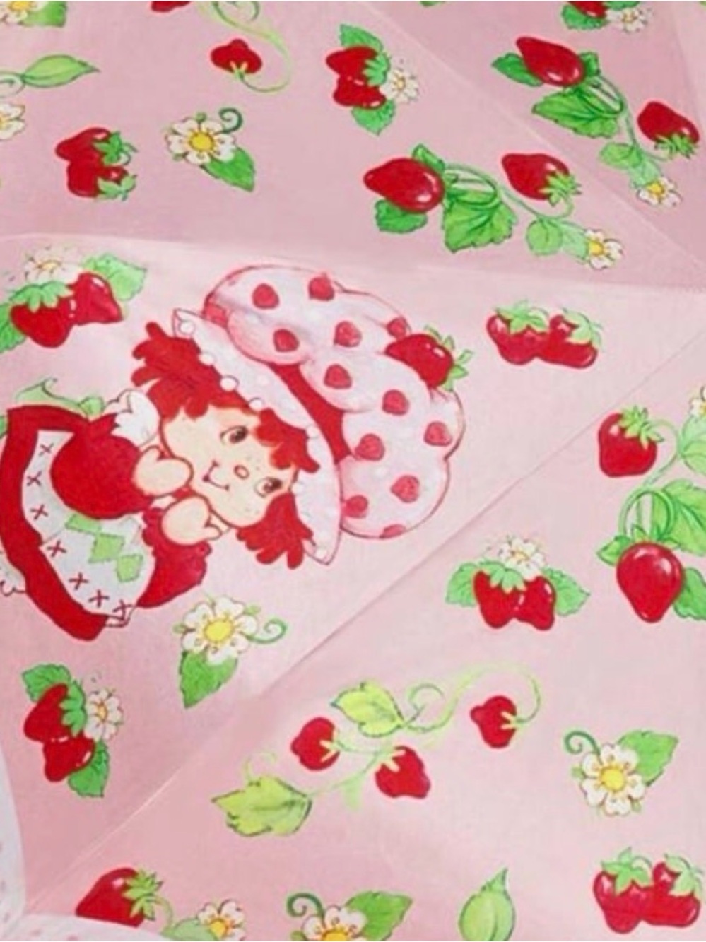 Strawberry Shortcake Umbrella with Carrying Sleeve, NEW - Picture 2 of 7
